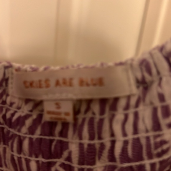 Skies are blue linen jumpsuit - Picture 4 of 5